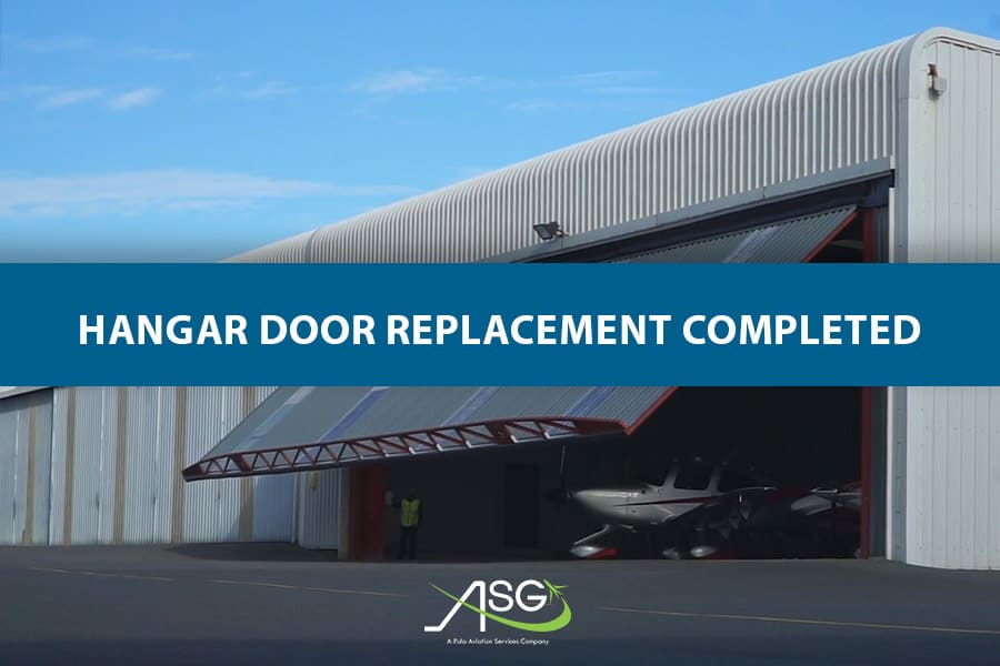 Hangar Door Replacement Completed