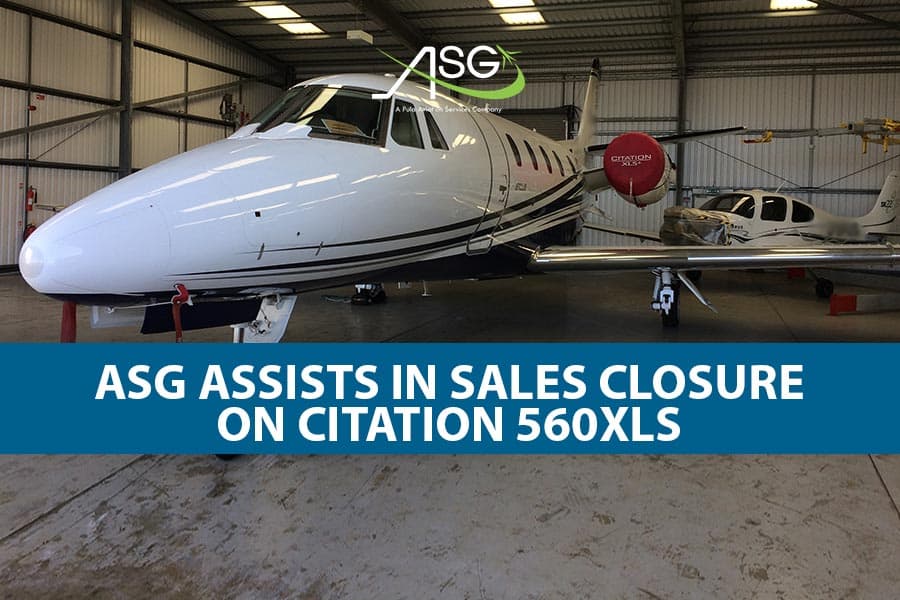 ASG assists in sales closure on Citation 560XLS