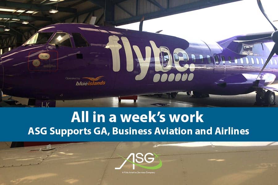 All in a week’s work – ASG Supports GA, Business Aviation and Airlines